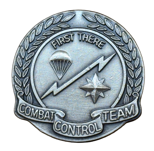 USAF Combat Control Team (CCT) Beret Badge 1st Issue Hallmarked - Bateleur Militaria