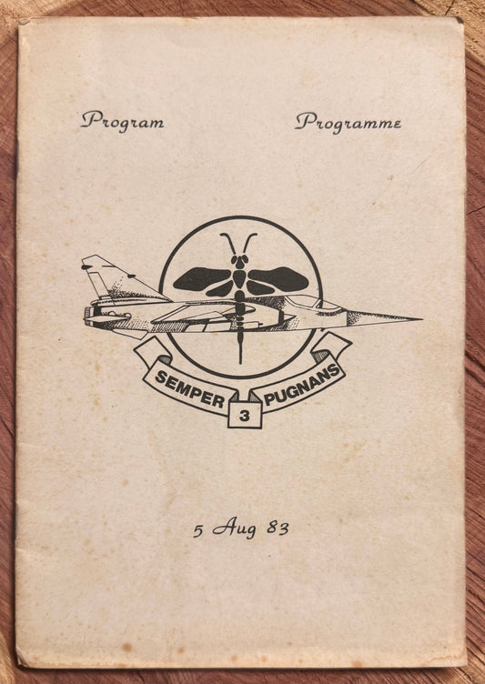 South Africa (SAAF) 3 Squadron Closing Down Parade Program - Bateleur Militaria