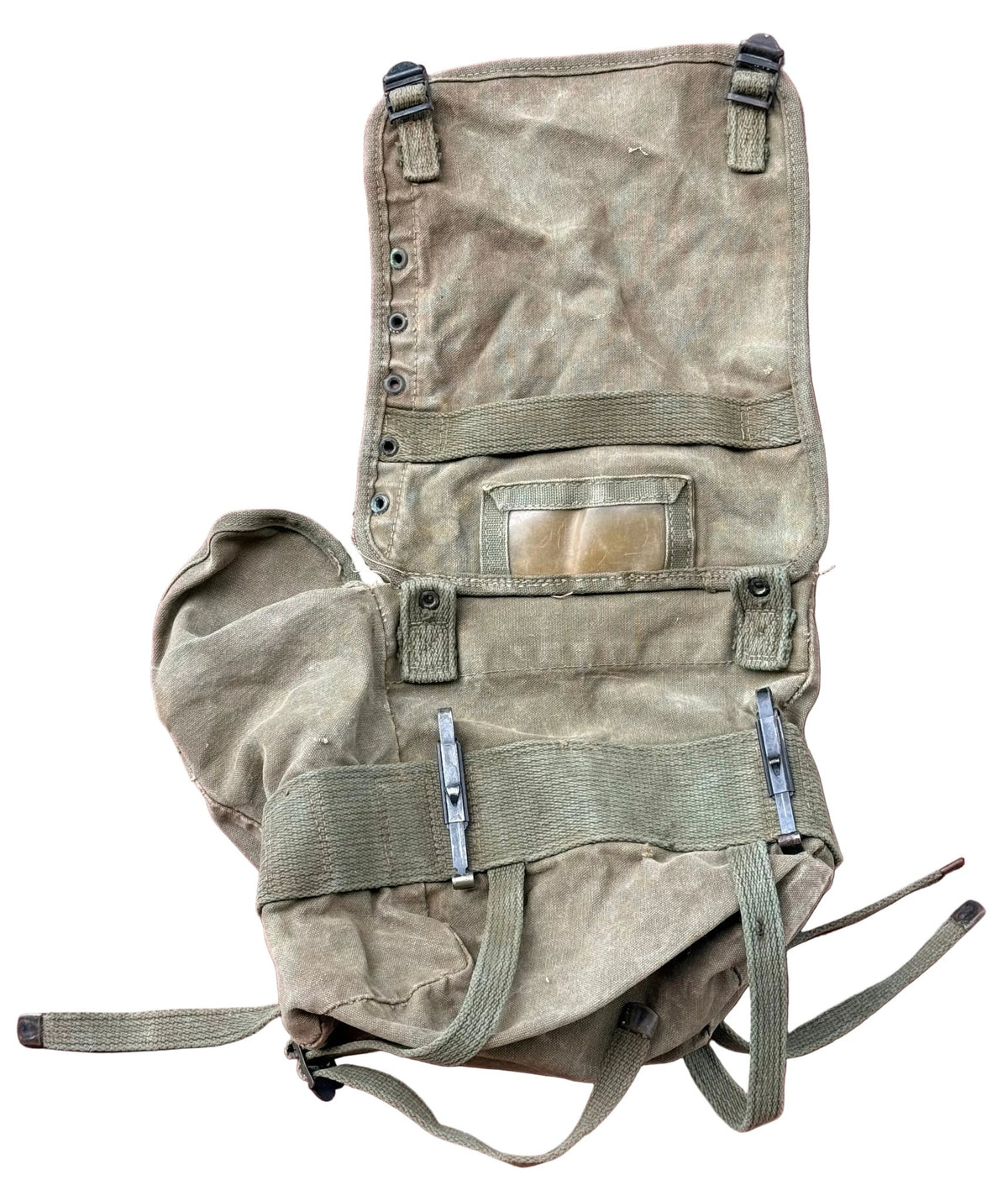US Vietnam M1956 Combat Field Pack 'Butt Pack' Heavy Wear - Bateleur Militaria