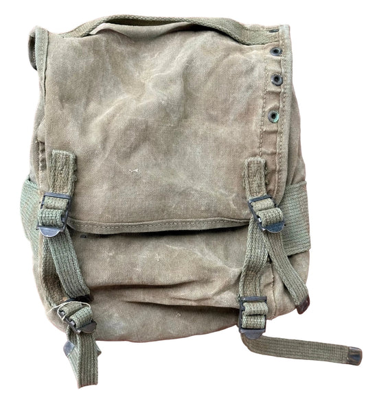 US Vietnam M1956 Combat Field Pack 'Butt Pack' Heavy Wear - Bateleur Militaria