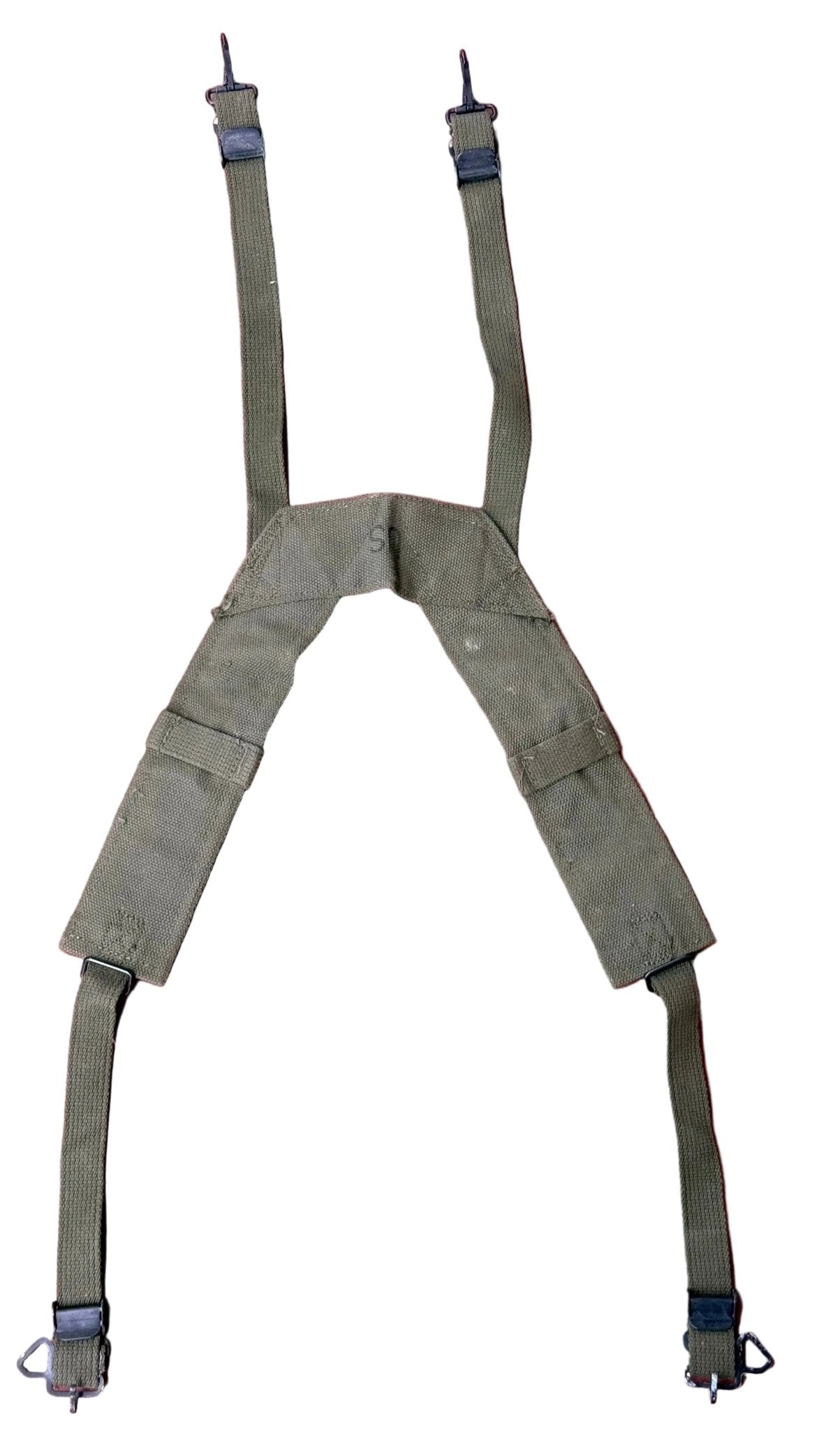 US Vietnam M1956 Suspenders 2nd Pattern Dated 1967 Size R Mint - Bateleur Militaria