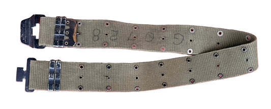 US Vietnam M1967 Individual Equipment Belt Davis Buckle Large 33" 4 - Bateleur Militaria