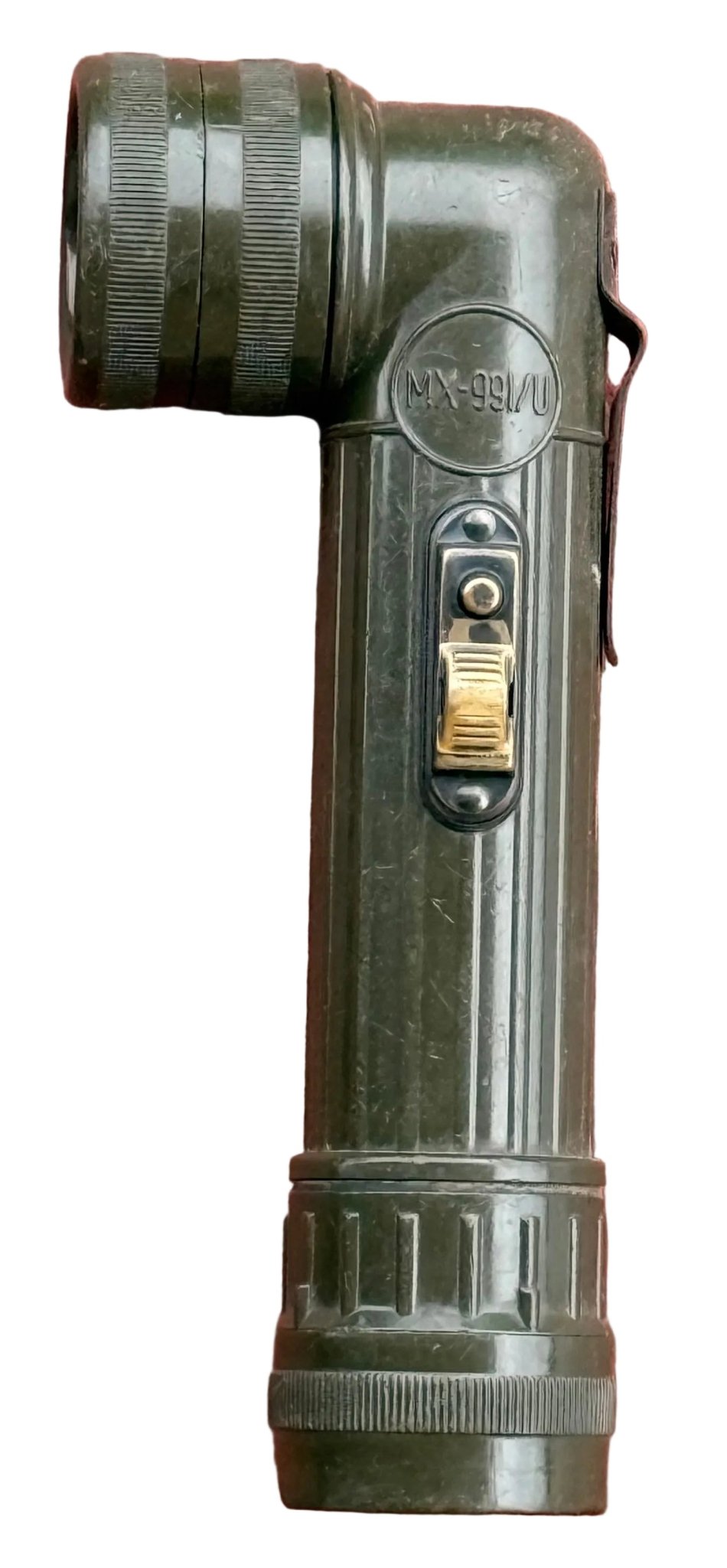 US Vietnam MX-991/U Angled Flashlight with Lenses - Bateleur Militaria