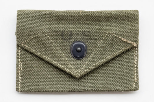 US WW2 M1942 First Aid / Compass Pouch Dated 1944 - Bateleur Militaria