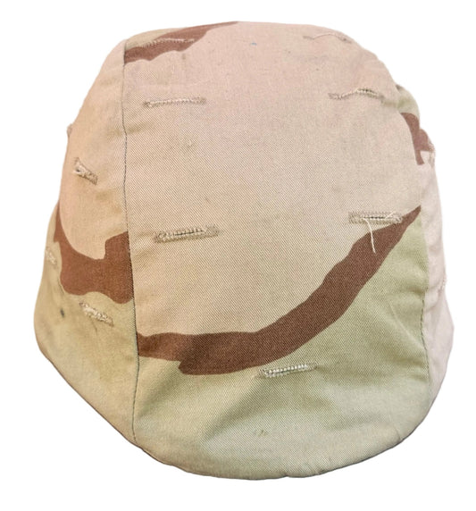 US PASGT Helmet with 3-Color Desert Camo Cover Size Medium - Bateleur Militaria