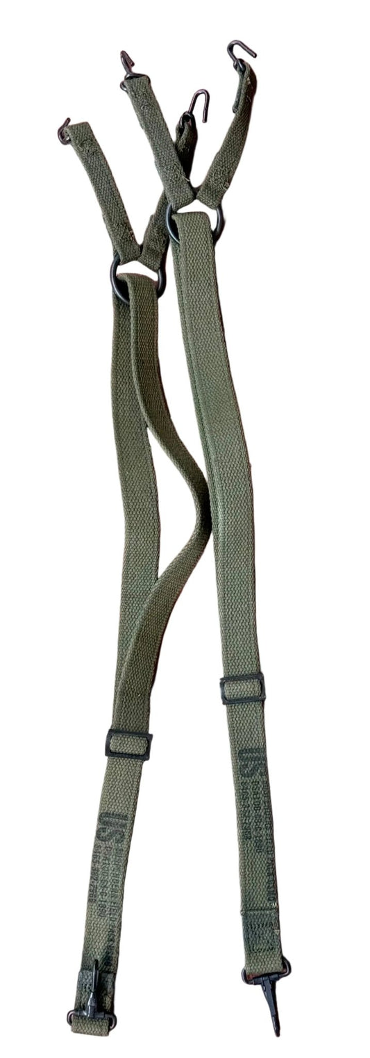 USMC Vietnam M1945 Suspenders Mint - Bateleur Militaria