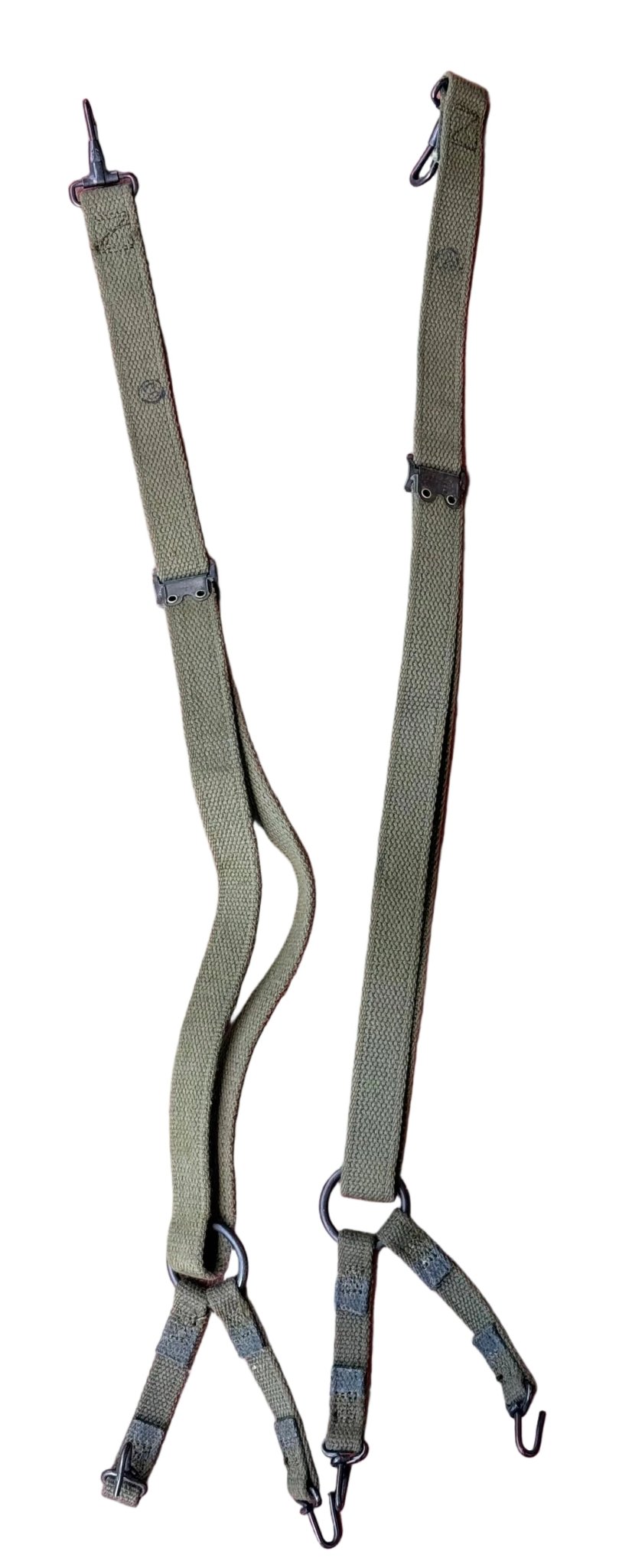USMC Vietnam M1945 Suspenders Mint - Bateleur Militaria