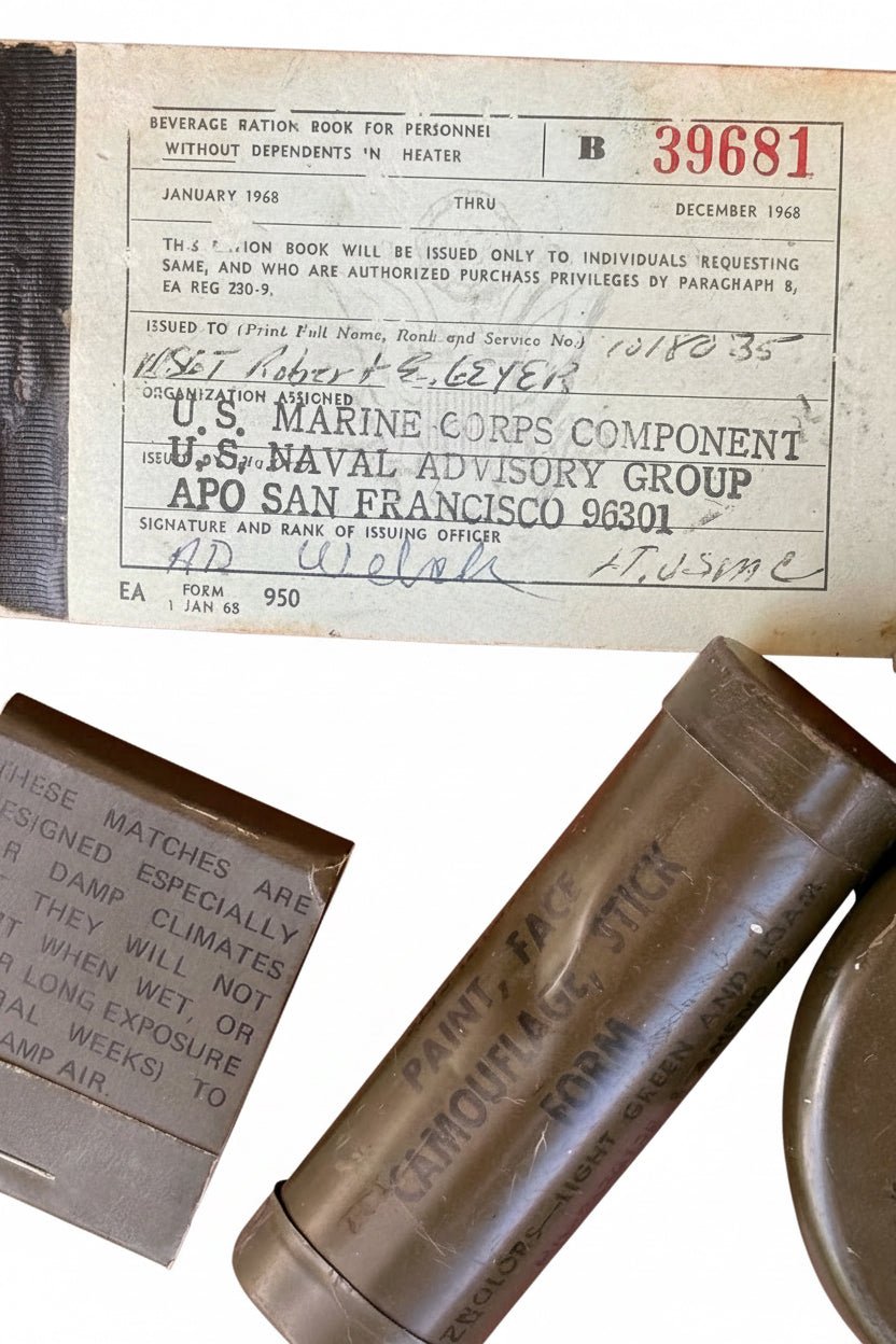 US Vietnam Camo Cream and other Odds - Bateleur Militaria