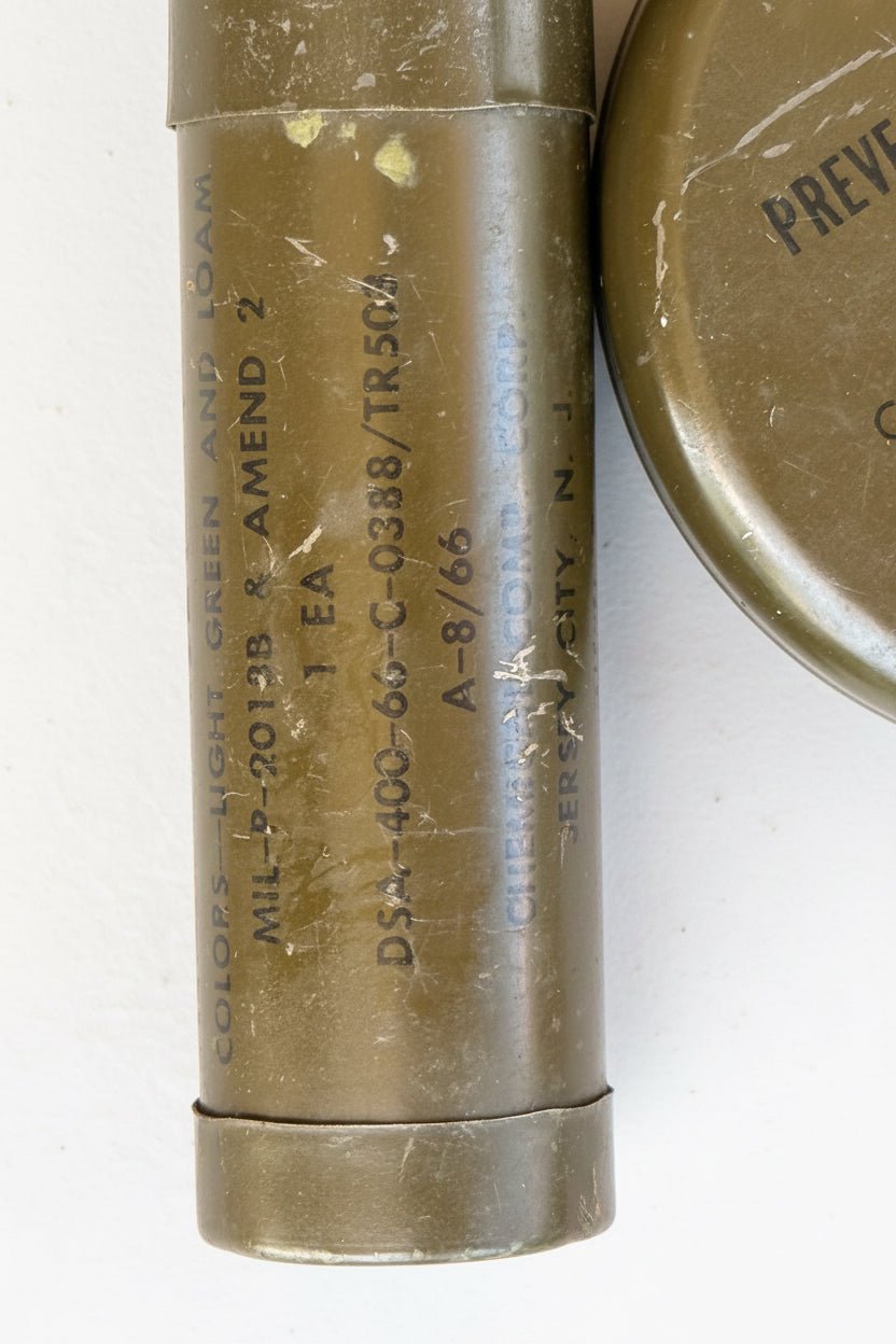 US Vietnam Camo Cream and other Odds - Bateleur Militaria