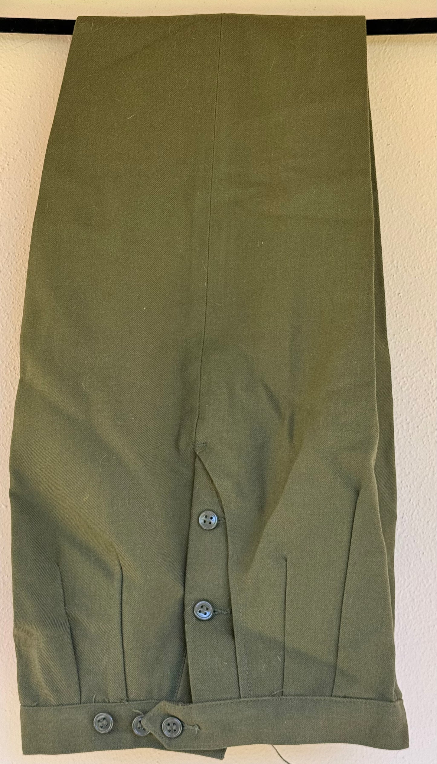 US Army Shirt, Slacks & Coat OG-108 Field Wool Serge Women's Cira 1950s