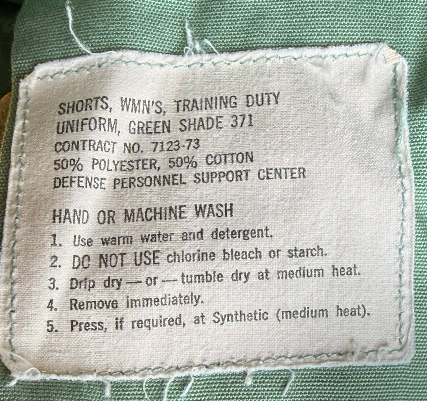 US Army Woman's Training Duty Uniform Green Shirt, Skirt & Short Named