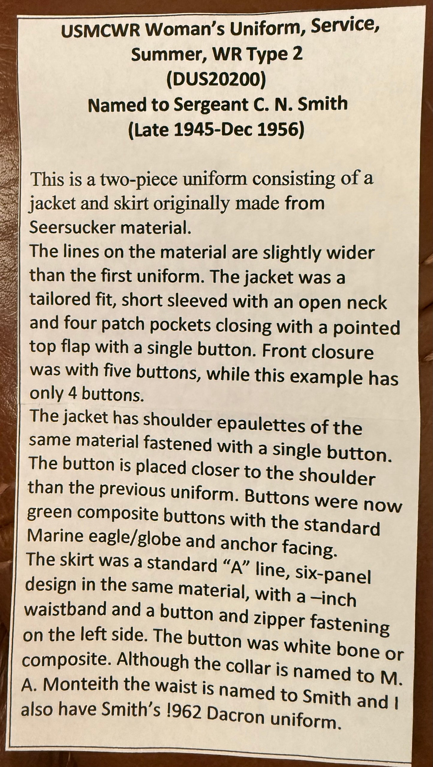 Research on uniform