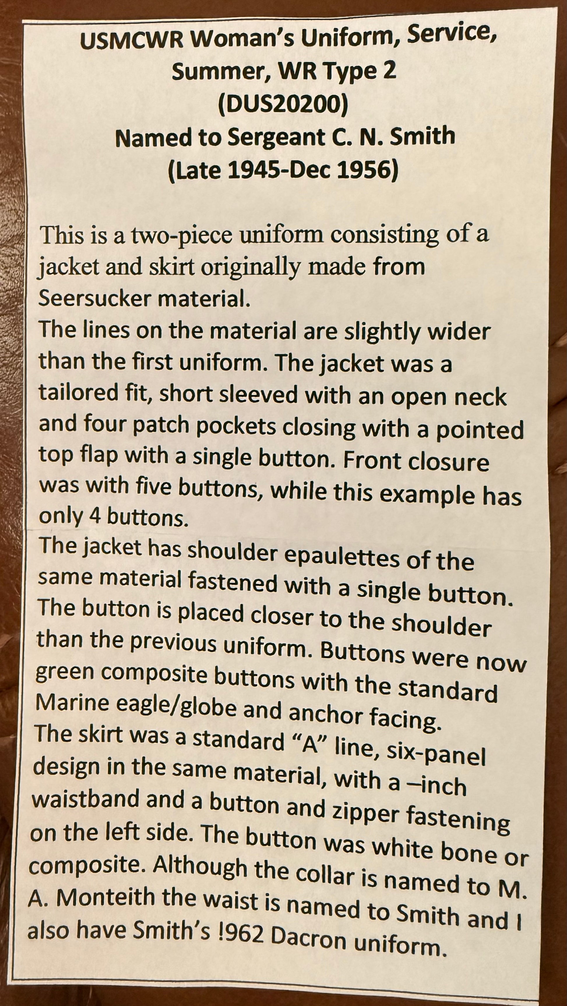 Research on uniform