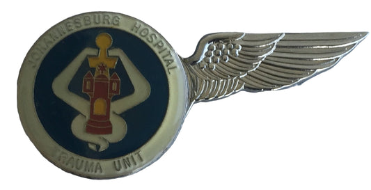 South Africa Johannesburg Hospital Trauma Unit Wings - Bateleur Militaria