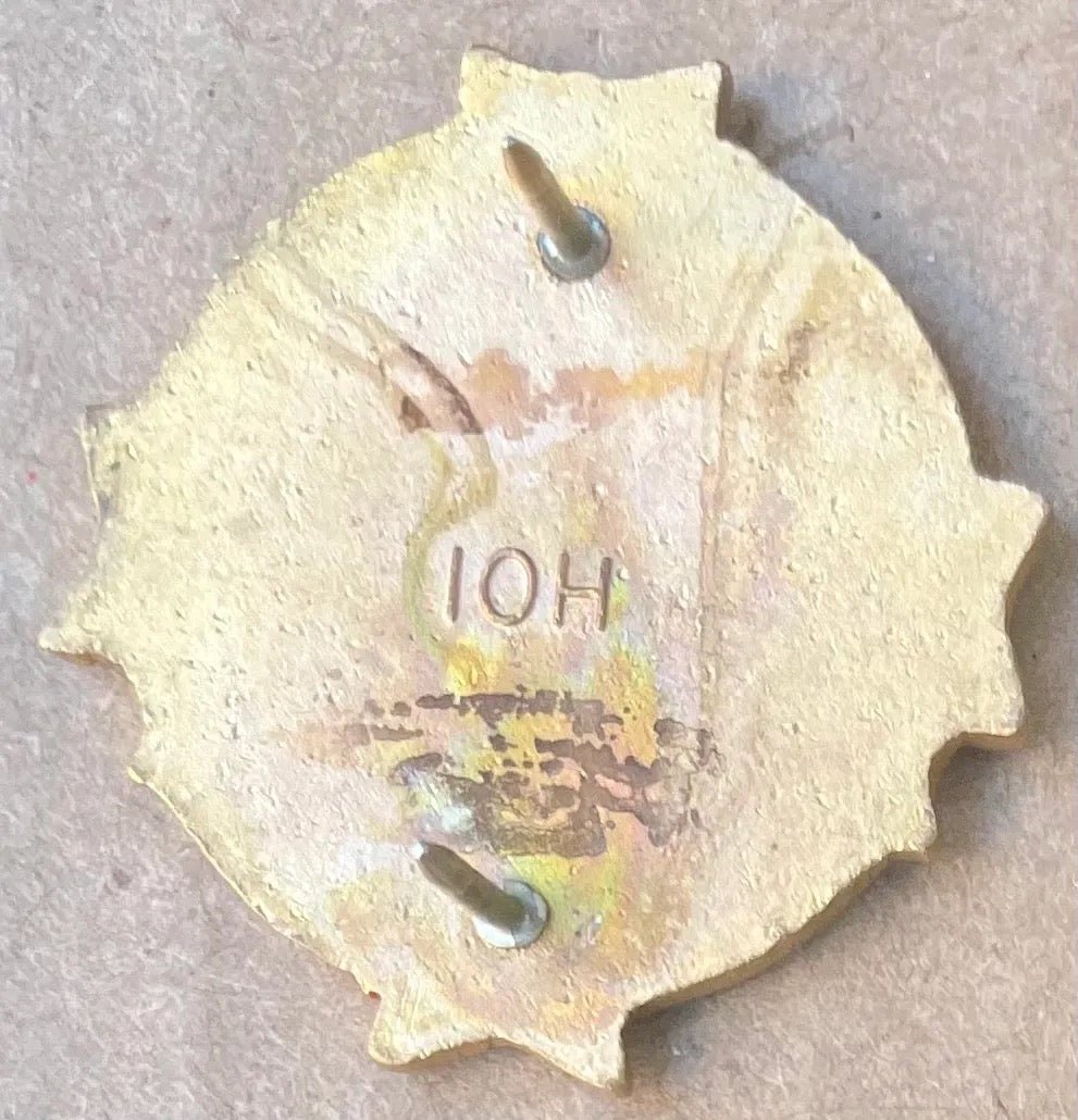 US Army Dental Activity Fort Bliss DUI Crest Hallmarked - Bateleur Militaria