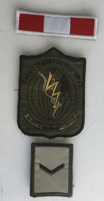 Peru Army Airborne Patch Lot with Velcro - Bateleur Militaria
