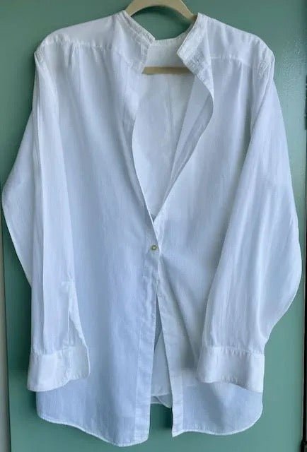 Vintage USMC Men's White Evening Dress Shirt: Size 15 (34) - Bateleur Militaria