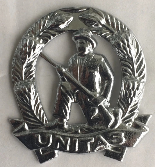 South Africa (SADF) Commando Cap Badge Chrome - Bateleur Militaria