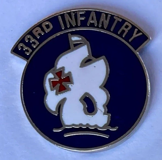 US Army 33rd RCT Pin - Bateleur Militaria