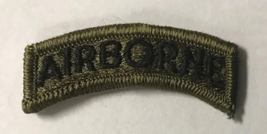 US Army Airborne Tab Subdued - Bateleur Militaria