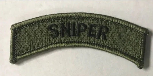 US Army Sniper Tab Subdued - Bateleur Militaria