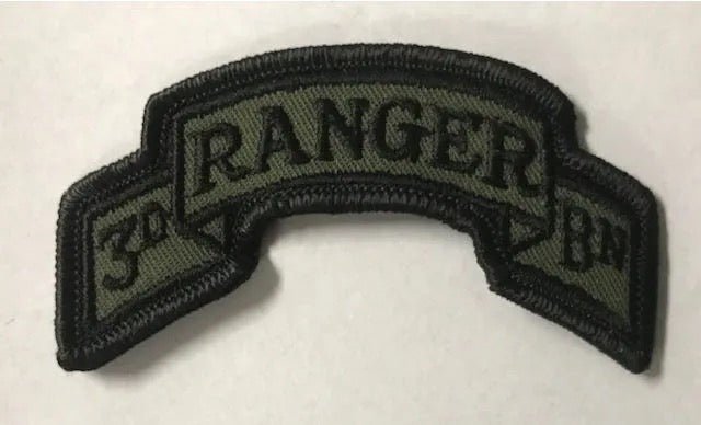 US 3rd Ranger Battalion Tab Subdued - Bateleur Militaria