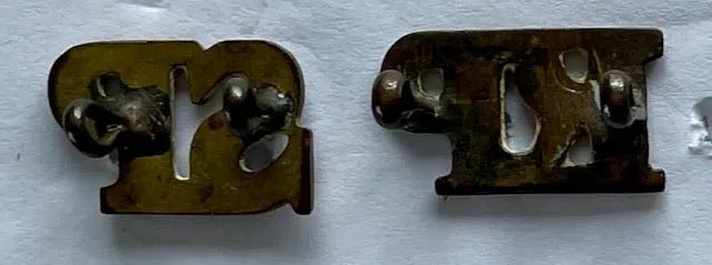 South Africa Railway Police (SARP) Shoulder Titles Bilingual Set of 2 - Bateleur Militaria