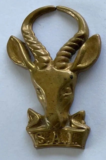 South Africa (SADF) Large Infantry Cap/Beret Badge Gilt
