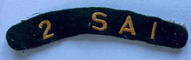South Africa (SADF) 2 SA Infantry Shoulder Title cira 1960's - Bateleur Militaria