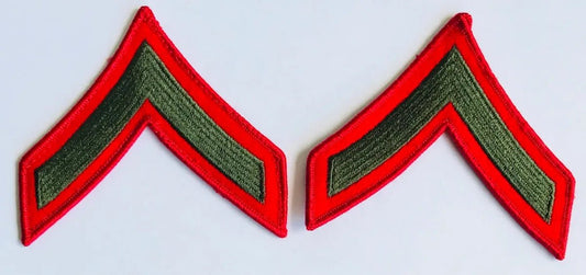 USMC Private First Class Service Dress Chevrons Set - Bateleur Militaria