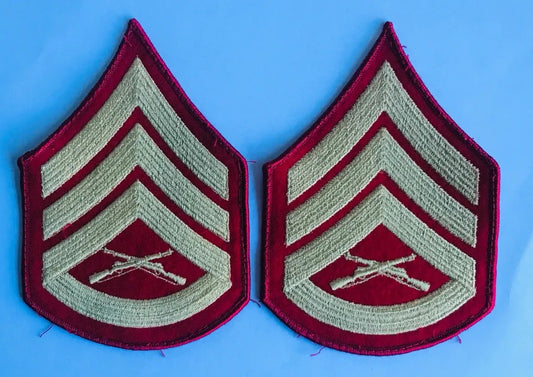 USMC Staff Sergeant Dress Blues Chevrons Set - Bateleur Militaria