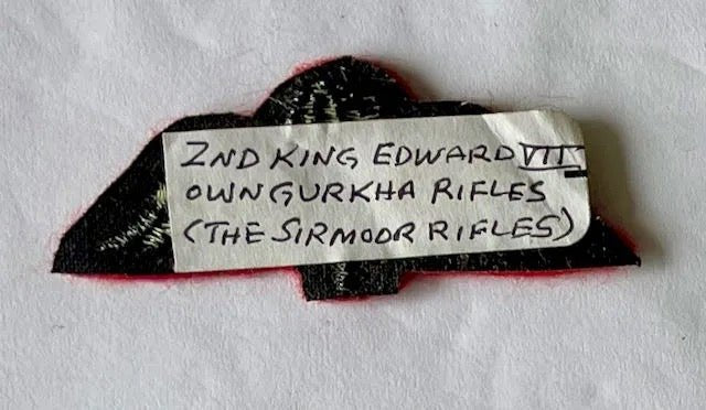 British 2nd King Edward VII Own Gurkha Rifles Parachute Wing - Bateleur Militaria