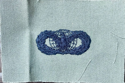 US Air Force Basic Force Protection Breast Badge ABU Grey - Bateleur Militaria