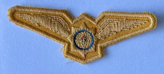 South Africa Police Pilot Wings on Yellow - Bateleur Militaria