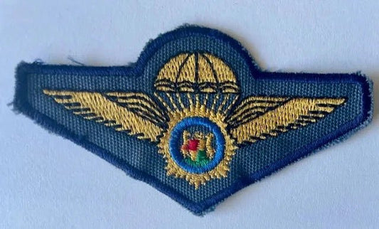 South Africa Police Special Task Force Parachute Wings on Blue - Bateleur Militaria