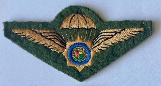 South Africa Police Special Task Force Parachute Wings on Felt - Bateleur Militaria