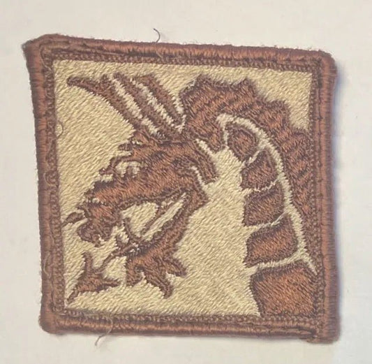 US Army XVIII Corps Patch Desert Merrowed Edge - Bateleur Militaria