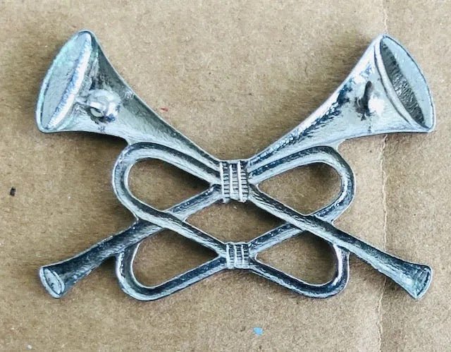 South Africa (SADF) Band Trumpeter Badge Chrome