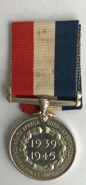 South Africa (SADF) WW2 Medal for War Services Full Size (Unnamed) - Bateleur Militaria