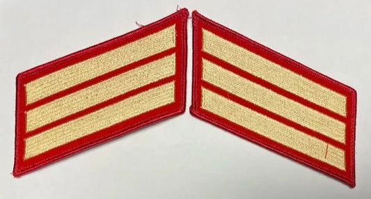 USMC 12 - Year Service Stripes Full Dress Set of 2 - Bateleur Militaria
