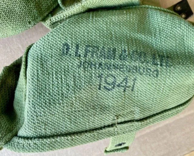 South African (UDF) 1908 Pattern Lewis Gun Drum Magazine Ammunition Pouch - Bateleur Militaria