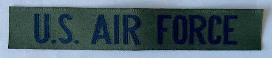 Us Air Force Branch Tape Nylon OD - Bateleur Militaria