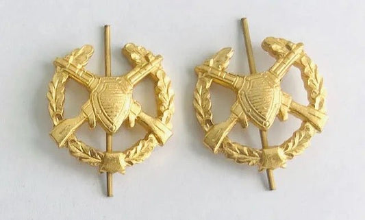 Russia Federal Border Guard Service Collar Badges ORIGINAL 1994 - 2003 - Bateleur Militaria