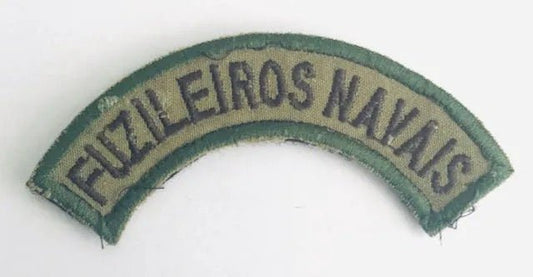 Brazil Navy Tab w Velcro Back - Bateleur Militaria