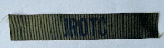 US JROTC Tape Printed on OD - Bateleur Militaria