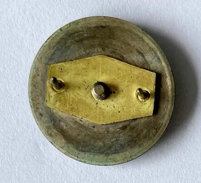 US Army Brass Enlisted Artillery Coller Disk (Post WW2) - Bateleur Militaria
