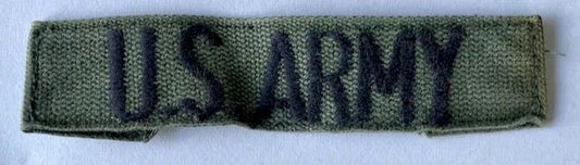 US Army Tape Embroidered on OD 10 - Bateleur Militaria