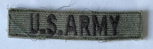 US Army Tape Embroidered on OD 7 - Bateleur Militaria