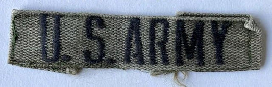 US Army Tape Embroidered on OD 5 - Bateleur Militaria