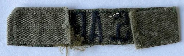 US Army Tape Embroidered on OD 5 - Bateleur Militaria